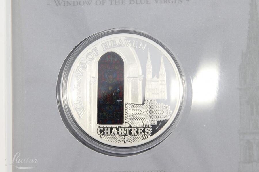 Hõbemünt 925* Chartes Cathedral- Window of the Blue Virgin