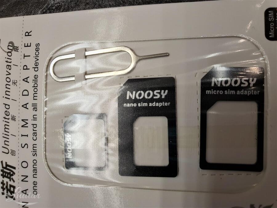Adapter SIM-kaart Nano→Micro→Mini must UUS!