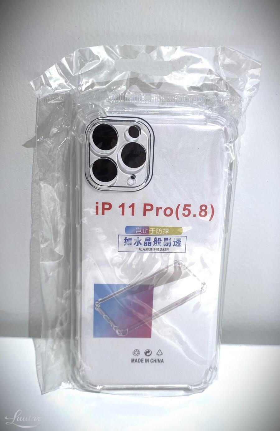 Silikoonümbris ANTI-SHOCK CLEAR iPhone 11 Pro 5.8"  1.5mm UUS!