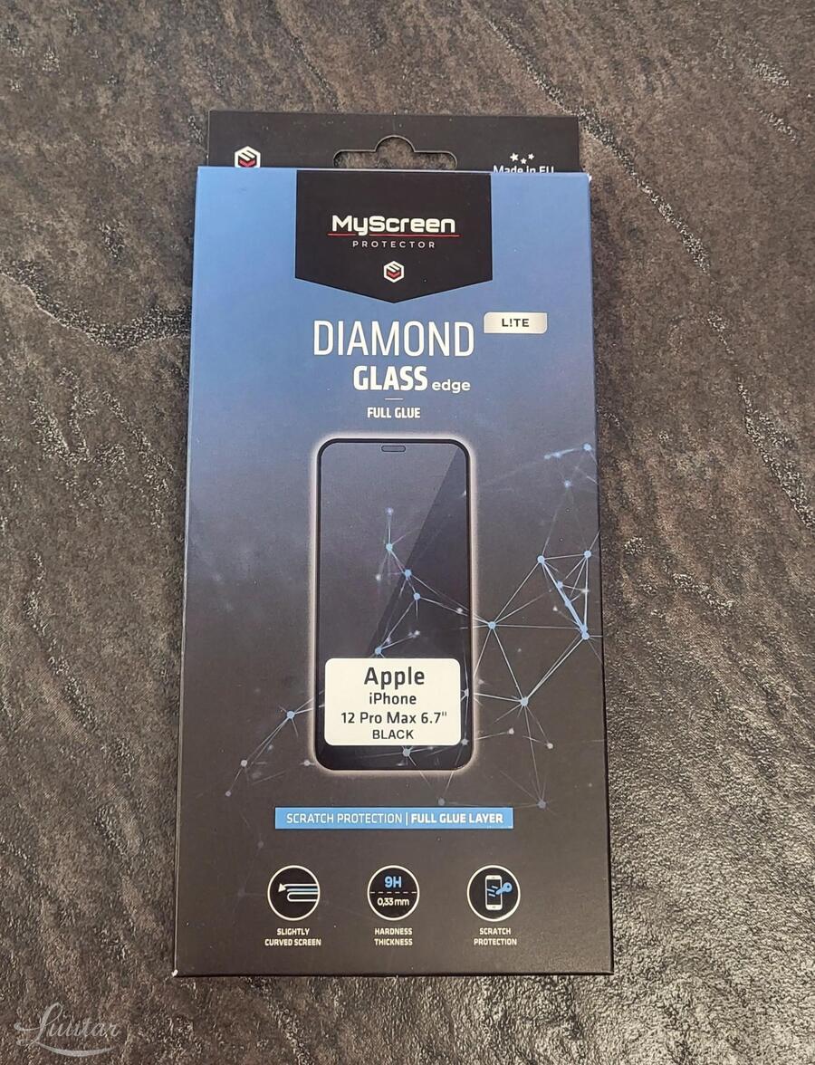 Kaitseklaas iPhone 12 PRO MAX MS DIAMOND LITE UUS!