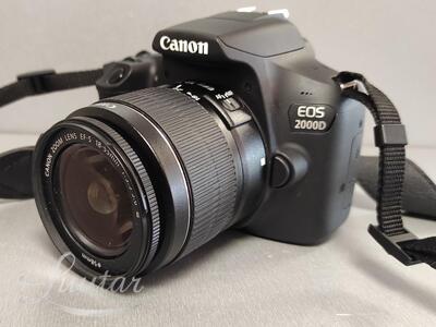 Peegelkaamera Canon EOS 2000D+Objektiiv Canon 18-55mm 