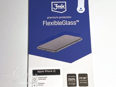 Kaitseklaas 3MK FLEXIBLE iPhone 15