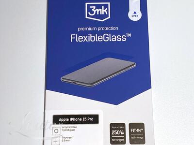Kaitseklaas 3MK FLEXIBLE iPhone 15 PRO