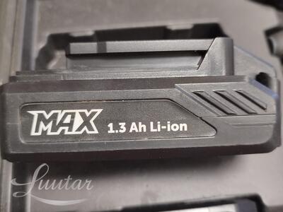 Tööriistakomplekt Akutrell Max Accu Drill +2 akut Max 1,3 Ah Li-ion 