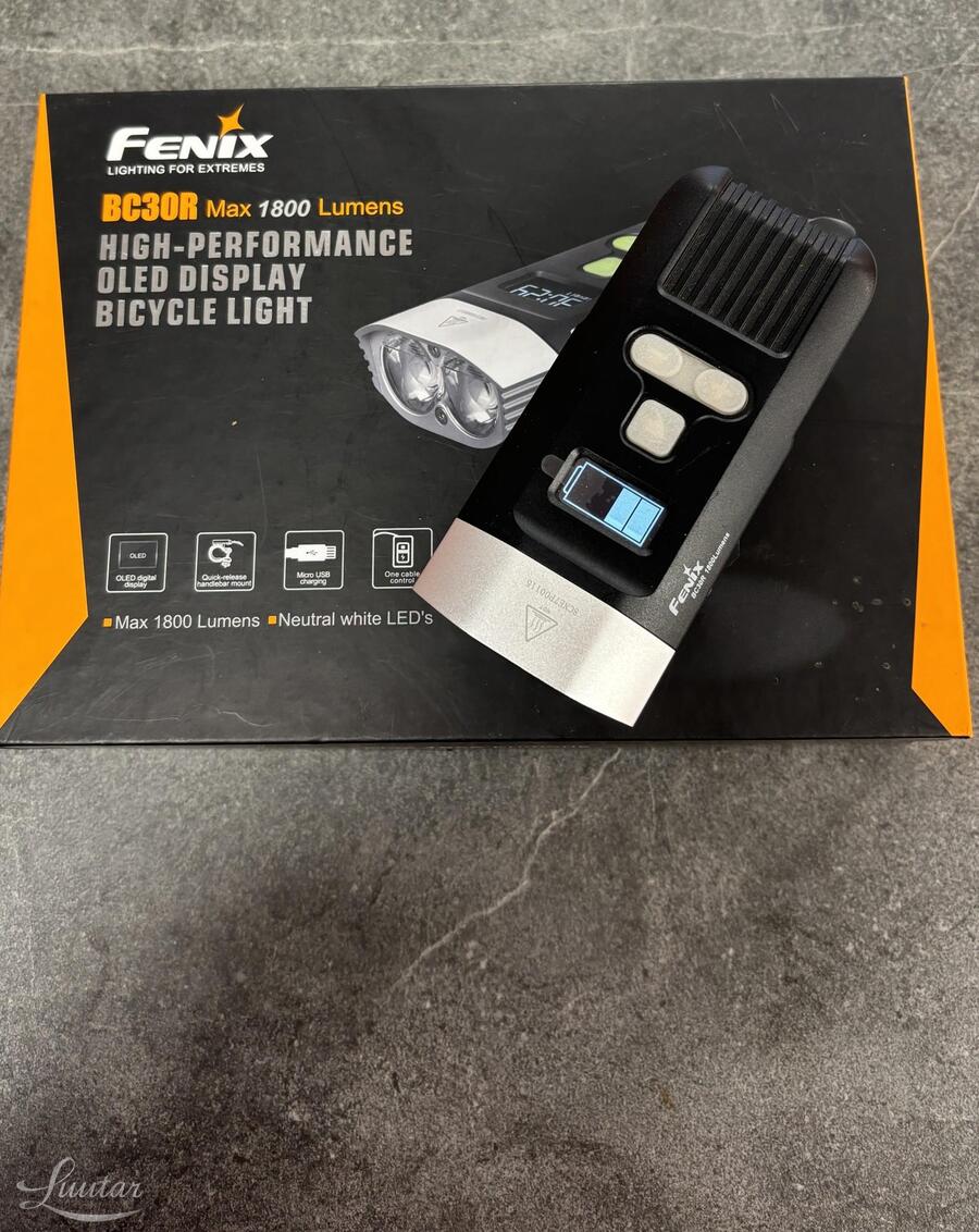 Taskulamp FENIX BC30R USB RECHARGEABLE BIKE LIGHT