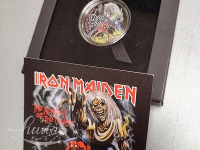 Hõbemünt 999* Iron Maiden 5 dollars 2022 1oz