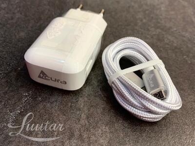Laadija Acura microUSB 2.4A 5V Uus!