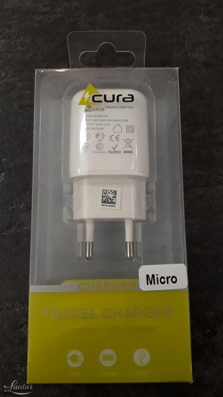 Laadija micro-USB 2,4A/5V UUS!