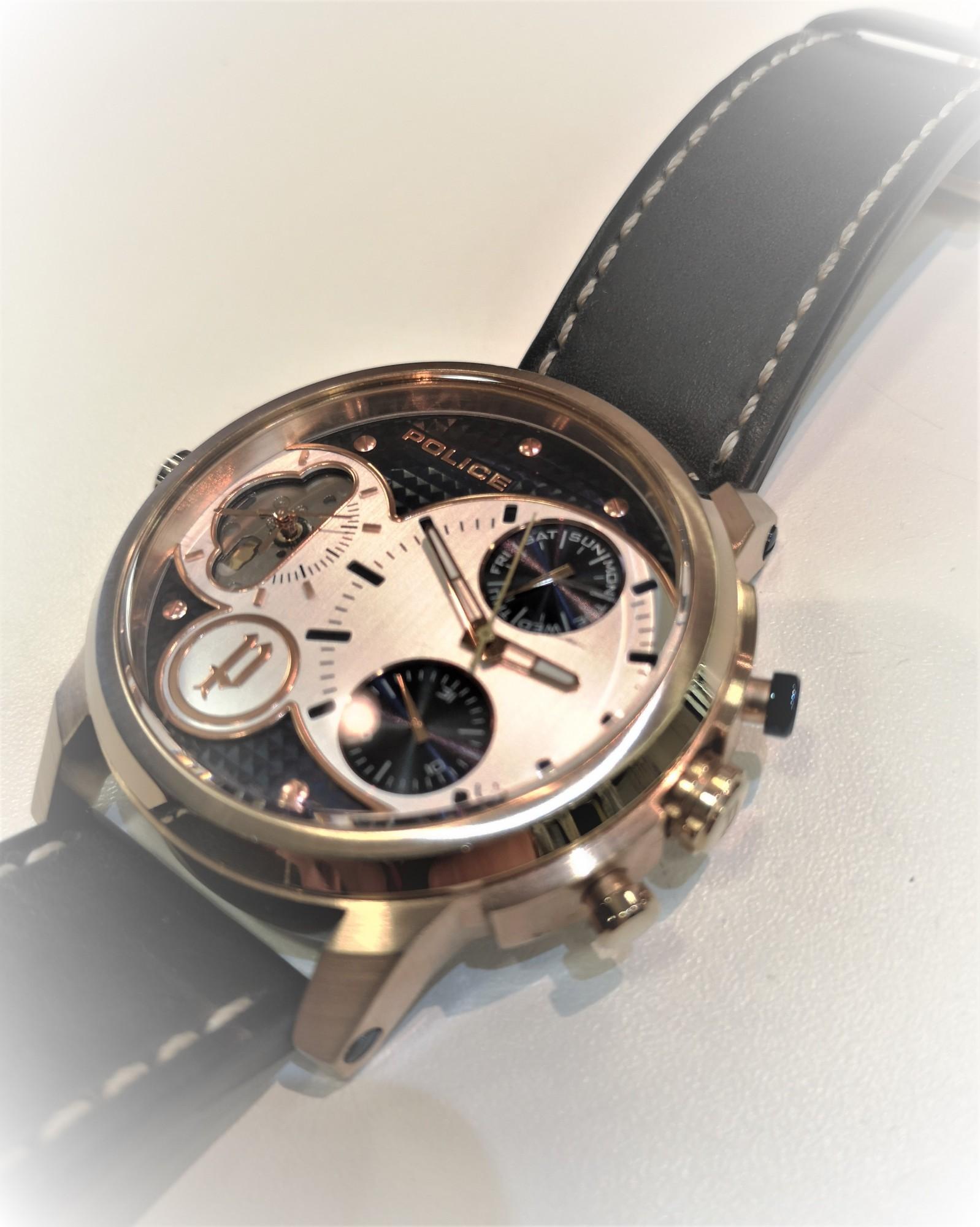 Police hot sale diamondback watch