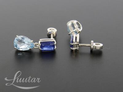 Hõbekõrvarõngad 925* UUED! Topaasid! Tsirkoonid! Dewa Jewelry!