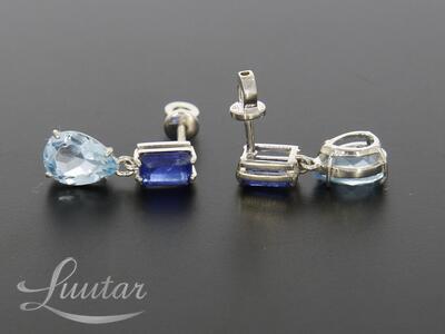 Hõbekõrvarõngad 925* UUED! Topaasid! Tsirkoonid! Dewa Jewelry!