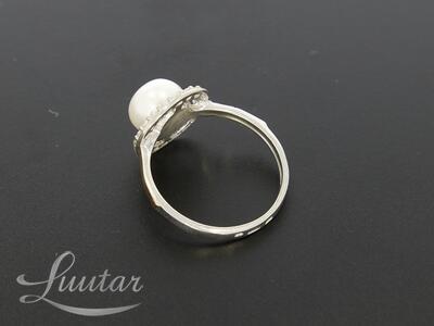 Hõbesõrmus 925* + 375* UUS! Pärl! Deva Jewelry!