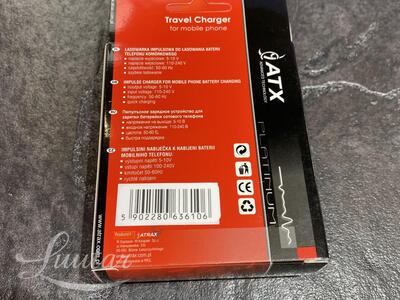 Laadija ATX micro USB 1A 2in1