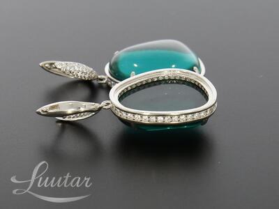 Hõbekõrvarõngad 925* UUED! Fianiit! Deva Jewelry