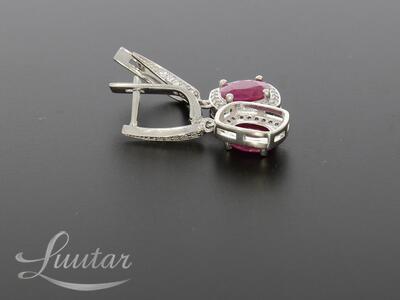 Hõbekõrvarõngad 925* Rubiinid! Deva Jewelry! UUED!
