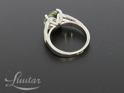 Hõbesõrmus 925* Uus! Roheline kvarts! DEVA Jewelry