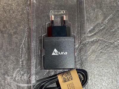 Laadija ACURA 5V/3A + Juhe micro USB