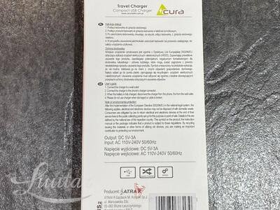 Laadija ACURA 5V/3A + Juhe USB Type-C