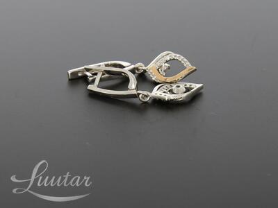 Hõbekõrvarõngad 925*+375* UUED! Tsirkoonid Deva Jewelry