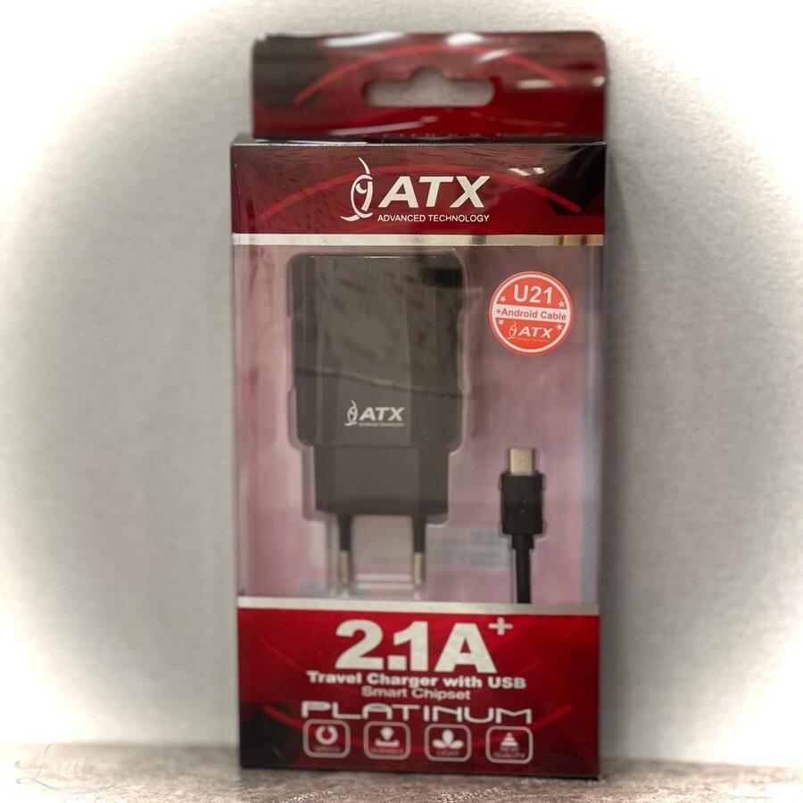 Laadija ATX 2xUSB 5V-2.1A + Juhe microUSB Uus!