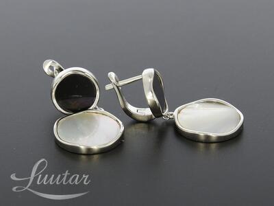 Hõbekõrvarõngad 925* UUED! Pärlmutter! Deva Jewelry