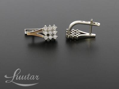 Hõbekõrvarõngad 925*+375* UUED! Tsirkoonid Deva Jewelry