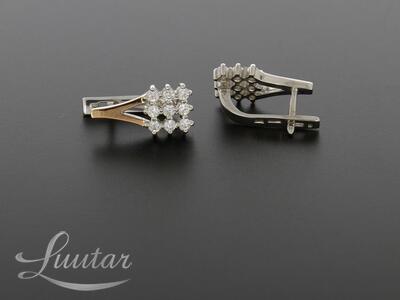 Hõbekõrvarõngad 925*+375* UUED! Tsirkoonid Deva Jewelry