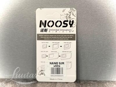 Adapter SIM-kaart Nano→Micro→Mini valge