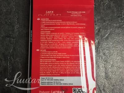 Laadija ATX U21 2.1A + Lightning USB