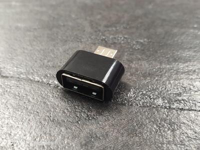 Üleminek OTG USB microUSB → USB