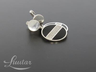Hõbekõrvarõngad 925* UUED! Email+ Tsirkoonid! Deva Jewelry