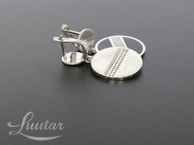 Hõbekõrvarõngad 925* UUED! Email+ Tsirkoonid! Deva Jewelry