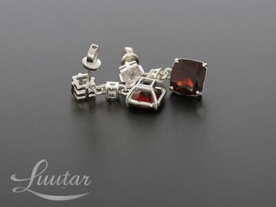 Hõbekõrvarõngad 925* UUED! Granaadid+ Kvartsid! Deva Jewelry