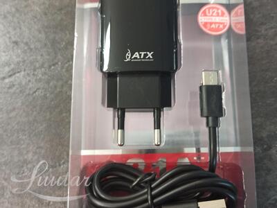 Laadija Jellico U21 5V/2.1A+Juhe USB Type-C