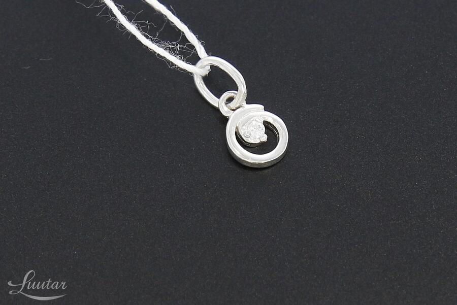 Hõbe kulon 925* UUS! Teemant 0.015ct