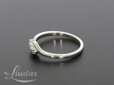 Hõbesõrmus 925* Teemant! Uus! GS Jewelry!