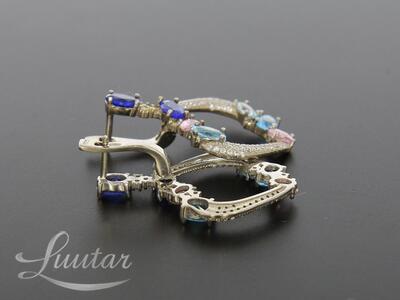 Hõbekõrvarõngad 925*Tsirkoonid! UUED! DEVA Jewelry
