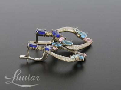 Hõbekõrvarõngad 925*Tsirkoonid! UUED! DEVA Jewelry