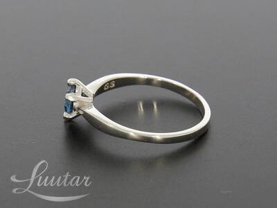 Hõbe sõrmus Uus!  London topaas 1,04ct GS Jewelry!
