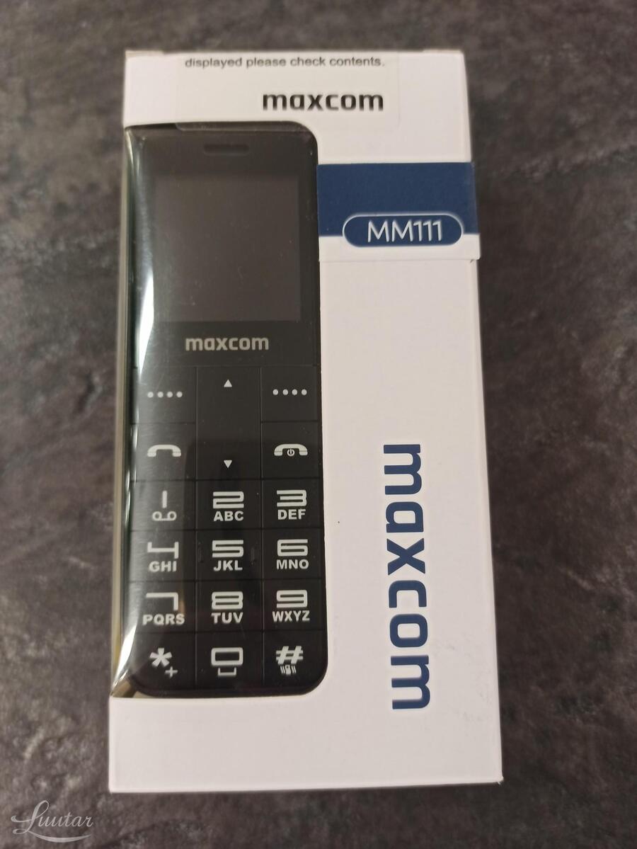 Mobiiltelefon MAXOM MM111 UUS!