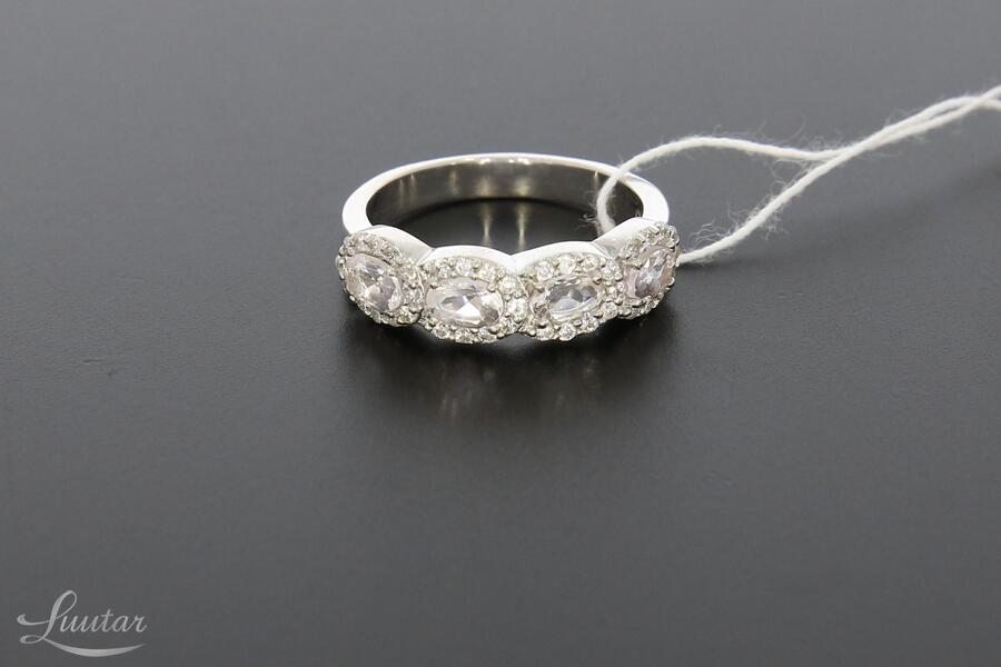 Hõbesõrmus 925* UUS! Morganiidid 1,58ct! GS Jewerly!