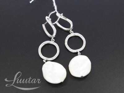 Hõbekõrvarõngad 925* Pärlid Deva Jewelry!Uued!