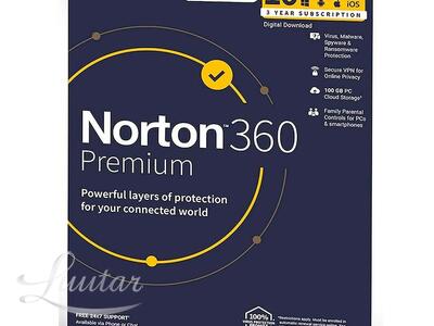 Tarkvara Norton 360 Premium 1year 10PCs 50GB Cloud Storage EU