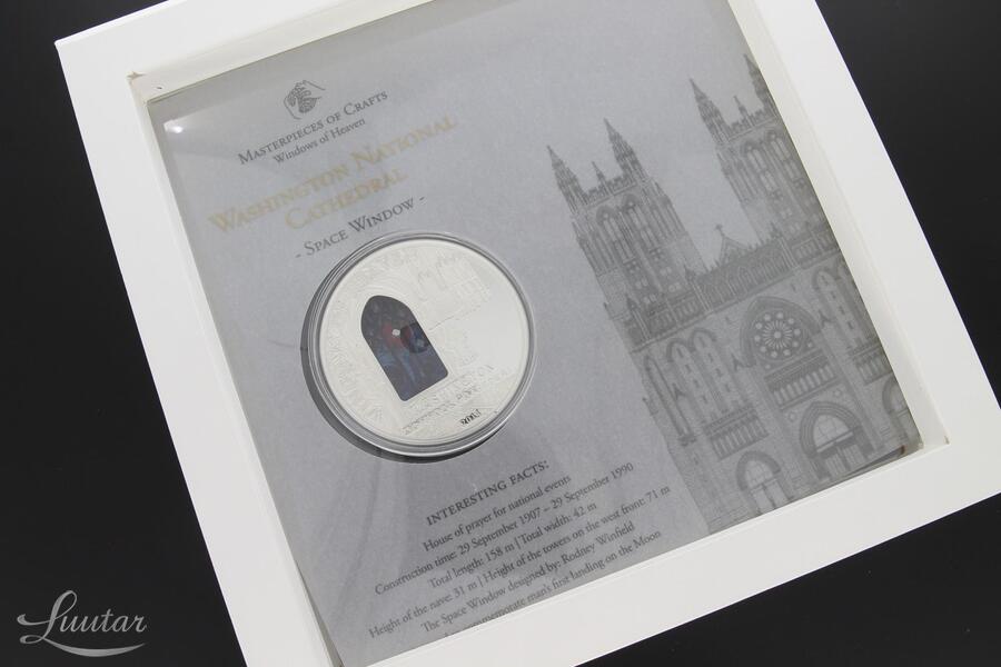 Hõbemünt 925* Cook Islands 10 dollarit "Washington National Cathedral" 2014a