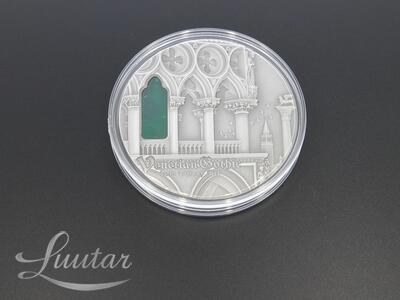 Hõbemünt 999* Belau 10 dollarit 2013a "Tiffany Art Venetian Gothic"