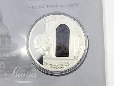 Hõbemünt 10 Dollars Elizabeth II Cooc Islands 2014a