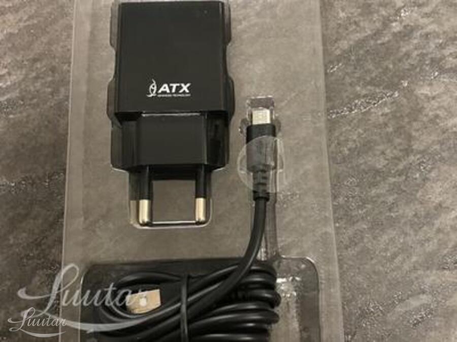 Laadija ATX U21 2.1A + Juhe microUSB UUS! 