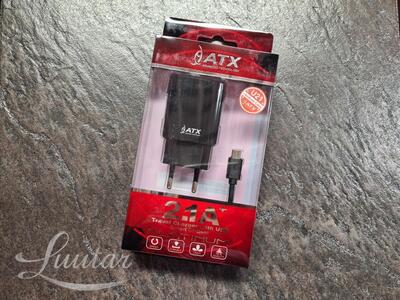 Laadija ATX U21 2.1A + Juhe microUSB UUS! 