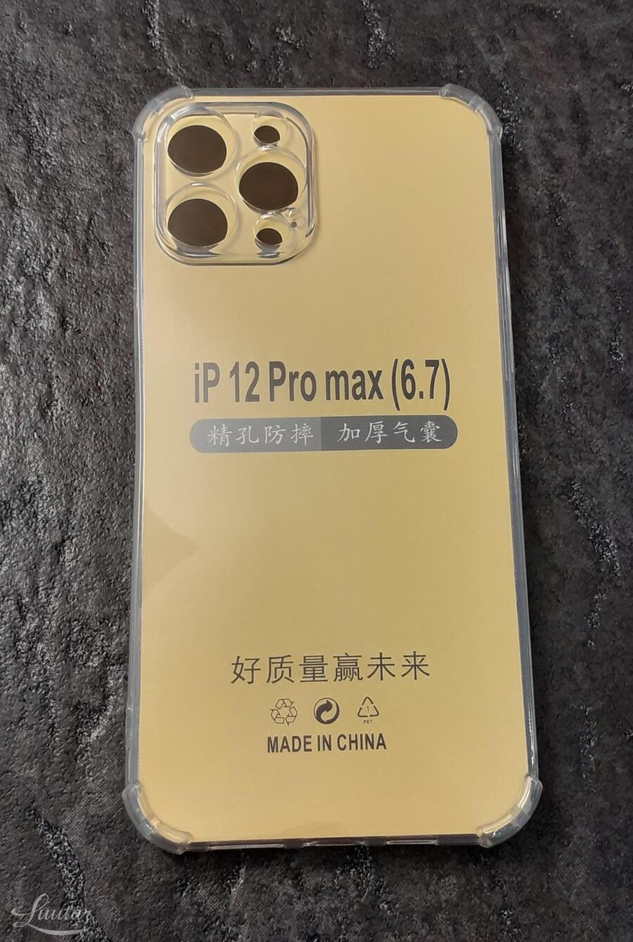 Silikoonkaaned ANTI-SHOCK iPhone 12 PRO MAX 6.7"