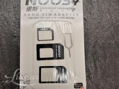 Adapter SIM-kaart Nano→Micro→Mini must UUS!